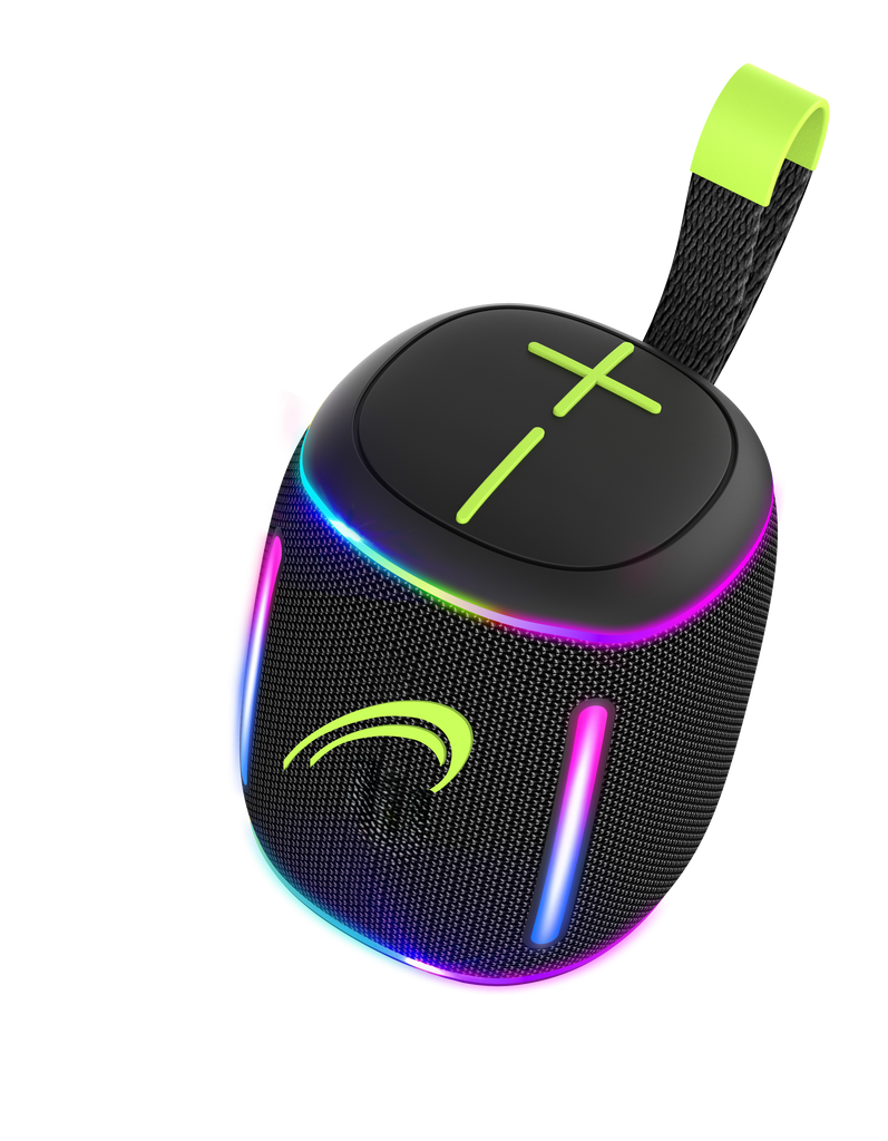 10W Waterproof IPX6 Mini Wireless Bluetooth Speaker with RGB Lights